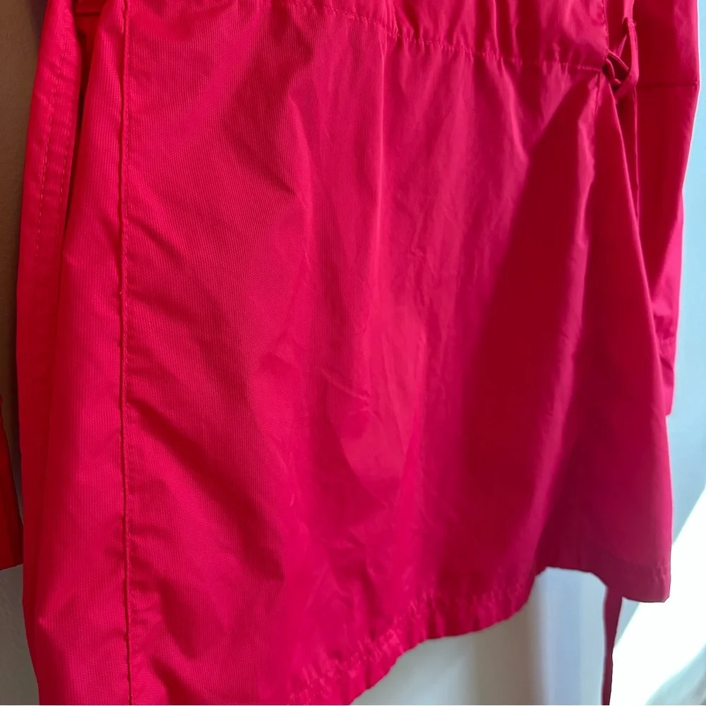 Columbia, Omni-Shield Rain Jacket with Hood and Tie, Pink, Women's Size Medium - Picture 16 of 16